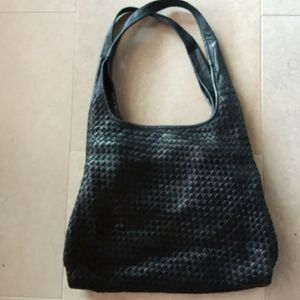 Monserat de Lucca woven leather hobo